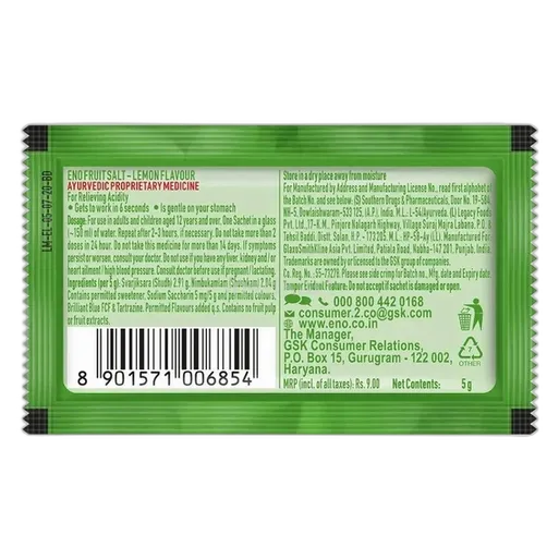 eno sachet (lemon) 5 gm